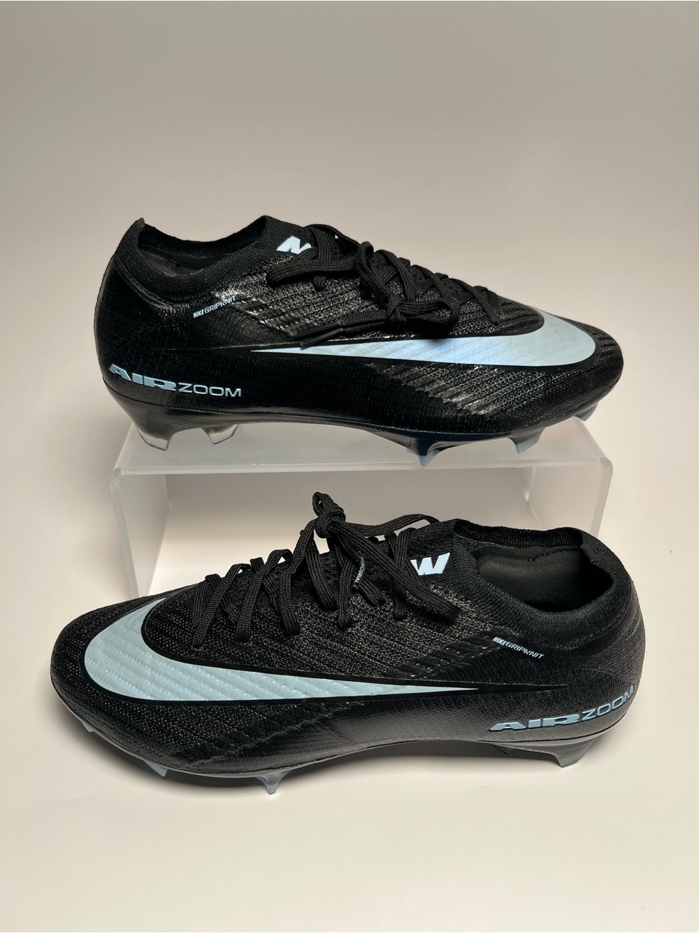 Nike Zoom Mercurial Vapor 16 Elite FG Shadow Pack Black Blue Mens 8 / Women 9.5